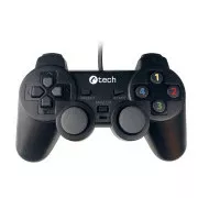 C-TECH gamepad Callon PC/PS3-hoz, 2x analóg, X-bemenet, rezgő, 1, 8m kábel, USB