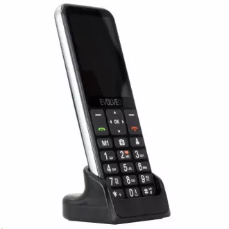 EVOLVEO EasyPhone LT, mobiltelefon idősek számára töltőállvánnyal, fekete színű EVOLVEO EasyPhone LT, mobiltelefon idősek számára töltőállvánnyal, fekete színű