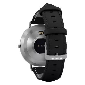 Garett Smartwatch Verona ezüst, fekete szíjjal
