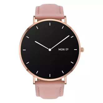 Garett Smartwatch Verona arany, rózsaszín szíjjal