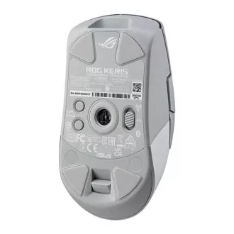 ASUS egér ROG KERIS WIRELESS AIMPOINT FEHÉR (P709), RGB, Bluetooth, fehér