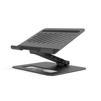 PORT dokkolóállomás állítható laptop állvánnyal akár 7 perifériához USB-C-n keresztül, fekete színben PORT dokkolóállomás állítható laptop állvánnyal akár 7 perifériához USB-C-n keresztül, fekete színben