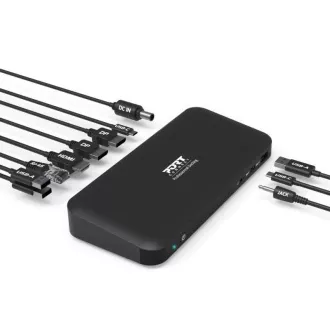 PORT dokkolóállomás akár 9 perifériához USB-C-n keresztül, fekete színben
