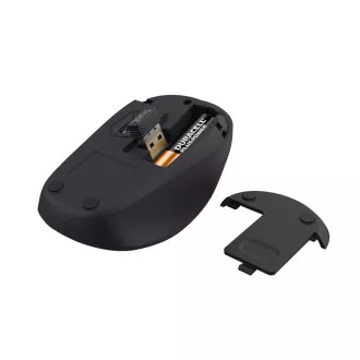 TRUST egér TM-201 WIRELESS MOUSE ECO, optikai, fekete
