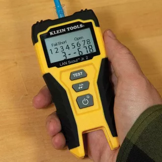 KLEIN TOOLS - LAN Scout ® Junior 2 kábeltesztelő készülék KLEIN TOOLS - LAN Scout ® Junior 2 kábeltesztelő készülék
