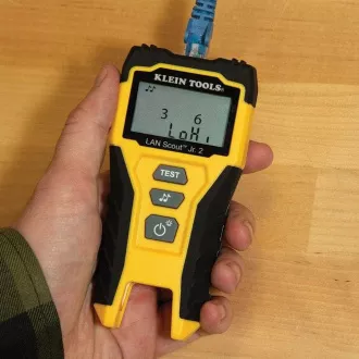 KLEIN TOOLS - LAN Scout ® Junior 2 kábeltesztelő készülék KLEIN TOOLS - LAN Scout ® Junior 2 kábeltesztelő készülék