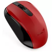GENIUS egér NX-8008S/ 1200 dpi/ vezeték nélküli/ néma/ BlueEye érzékelő/ piros