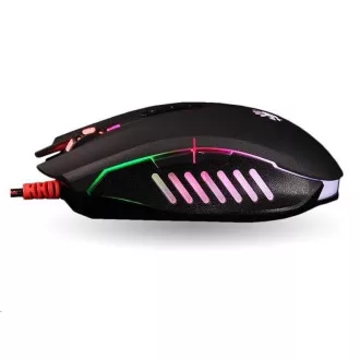A4tech játékegér BLOODY Q81, 3200DPI, USB, RGB, fekete