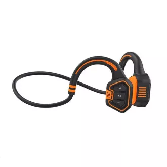 EVOLVEO BoneSwim MP3 16GB vezeték nélküli fejhallgató, arccsont, narancssárga színben