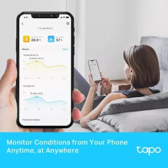 TP-Link Tapo T315 intelligens hőmérséklet- és páratartalom-mérő 2,7