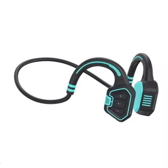EVOLVEO BoneSwim MP3 16GB vezeték nélküli fejhallgató, arccsont, kék - Felbontott