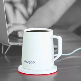 Muggo QI intelligens fűtött bögre - fehér