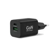 PORT hálózati töltő USB-C és USB-A csatlakozóhoz, 45 W, fekete