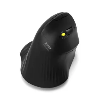 PORT vezeték nélküli ergonomikus egér ERGONOMIC TRACKBALL, 2, 4 Ghz & Bluetooth, USB-A/C, fekete