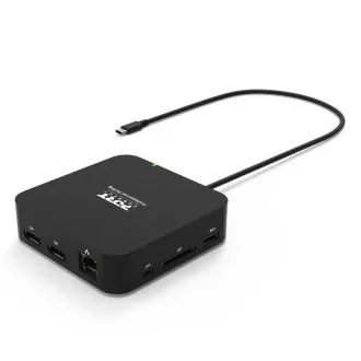 PORT dokkolóállomás USB-C 10v1, 2x4K Display Port, 5x USB-A, USB-C 85W PD, Ethernet, SD PORT dokkolóállomás USB-C 10v1, 2x4K Display Port, 5x USB-A, USB-C 85W PD, Ethernet, SD
