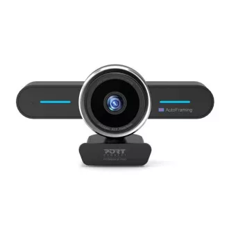 PORT mini konferencia kamera, 4K, automatikus képalkotás, sztereó, fekete