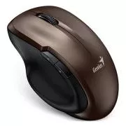 GENIUS Ergo 8200S egér/ 1200 dpi/ vezeték nélküli/ csokoládé/ 5 gombos