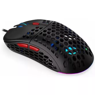 ENDORFY Gaming egér LIX Plus, USB, ARGB, fekete