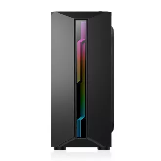 1stCOOL SHARK 1 tok, középső torony, AU, USB 3.0, tápegység nélkül, RGB ventilátor, átlátszó oldallap, fekete színben 1stCOOL SHARK 1 tok, középső torony, AU, USB 3.0, tápegység nélkül, RGB ventilátor, átlátszó oldallap, fekete színben