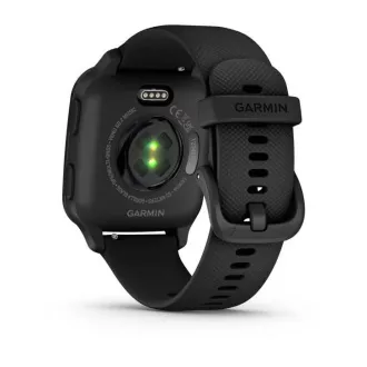 Garmin Venu Sq 2 Music, Slate / Fekete szilikon szíj Garmin Venu Sq 2 Music, Slate / Fekete szilikon szíj