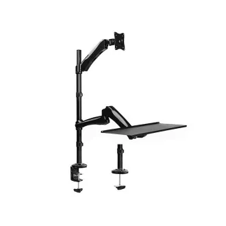 Asztali monitor tartó billentyűzet polccal Fiber Mounts M68C1