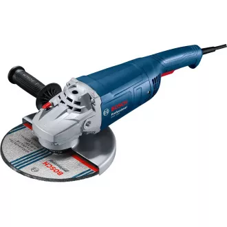 BOSCH GWS 2200, sarokcsiszoló, 2.200 W, 6.500 - 6.500 fordulat/perc, 230 mm, zárható kapcsoló BOSCH GWS 2200, sarokcsiszoló, 2.200 W, 6.500 - 6.500 fordulat/perc, 230 mm, zárható kapcsoló
