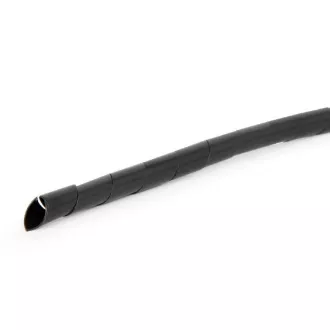 C-Tech CABLEXPERT kábelfeszítő spirál, 12mm, 10 m, fekete