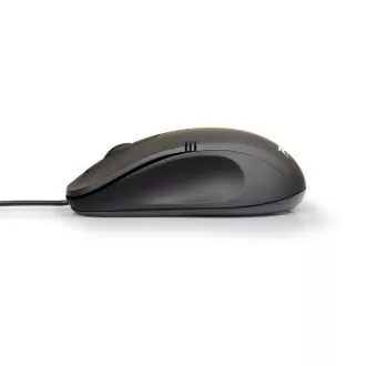 PORT optikai egér Office budget PRO, 1000 DPI, fekete
