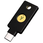 Security Key C NFC - USB-C, támogatja a többfaktoros hitelesítést (NFC), FIDO2 U2F támogatás, vízálló