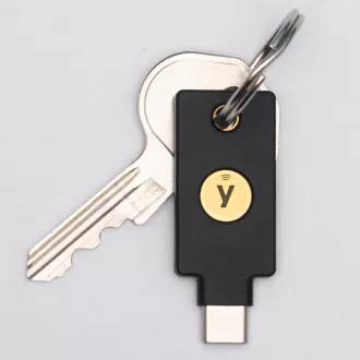 Security Key C NFC - USB-C, támogatja a többfaktoros hitelesítést (NFC), FIDO2 U2F támogatás, vízálló Security Key C NFC - USB-C, támogatja a többfaktoros hitelesítést (NFC), FIDO2 U2F támogatás, vízálló