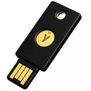 Biztonsági kulcs NFC - USB-A, támogatja a többfaktoros hitelesítést (NFC), FIDO2 U2F támogatás, vízálló