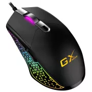GENIUS egér GX GAMING Scorpion M705, vezetékes, RGB háttérvilágítás, 800-7200 dpi, USB, 6 gomb, fekete színű