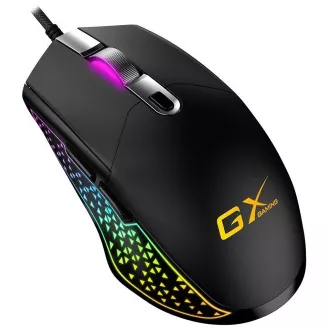 GENIUS egér GX GAMING Scorpion M705, vezetékes, RGB háttérvilágítás, 800-7200 dpi, USB, 6 gomb, fekete színű GENIUS egér GX GAMING Scorpion M705, vezetékes, RGB háttérvilágítás, 800-7200 dpi, USB, 6 gomb, fekete színű