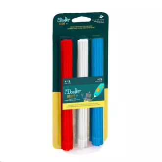 3Doodler ECO-PCL utántöltő 3D tollhoz Start  75db - piros, kék, fehér