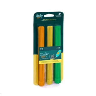 3Doodler ECO-PCL utántöltő 3D tollhoz Start 75db - narancs, sárga, zöld 3Doodler ECO-PCL utántöltő 3D tollhoz Start 75db - narancs, sárga, zöld