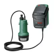 BOSCH GardenPump 18V-2000, akkumulátoros esővízszivattyú, 18 V, 2000 l/h, akkumulátor 2,5 Ah