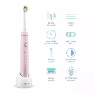 TrueLife SonicBrush kompakt rózsaszín