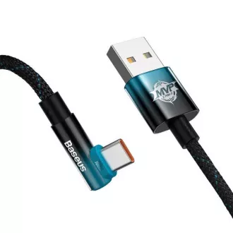 Baseus USB szögkábel - C típus 100W, 2 m, kék