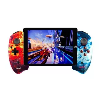 iPega PG-9083B játékvezérlő MT/TB tartóval Android/iOS/Nintendo Switch/Windows/PS 3 rendszerekhez, láng színű