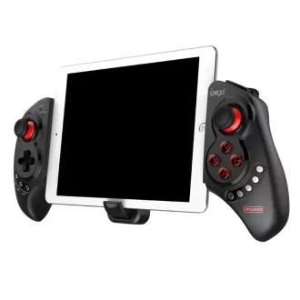 iPega PG-9023s játékvezérlő MT/TB tartóval Android/iOS/Nintendo Switch/Windows/PS 3 rendszerekhez, fekete színben
