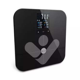 TrueLife FitScale W7 BT - Bioelektromos impedanciás bluetooth mérleg - fekete színű TrueLife FitScale W7 BT - Bioelektromos impedanciás bluetooth mérleg - fekete színű