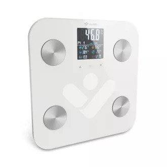 TrueLife FitScale W7 BT - Bioelektromos impedancia Bluetooth mérleg - Fehér színű