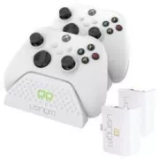 VENOM VS2871 Xbox Series S/X & One White Twin dokkolóállomás   2 akkumulátor