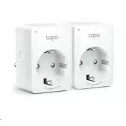 TP-Link Tapo P110(2-pack)(EU) intelligens WiFi mini konnektor (3680W, 16A, 2, 4 GHz, BT)
