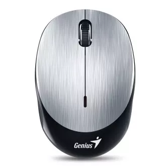 GENIUS egér NX-9000BT/ Bluetooth 4.0/ 1200 dpi/ vezeték nélküli/ újratölthető akkumulátor/ ezüst színű
