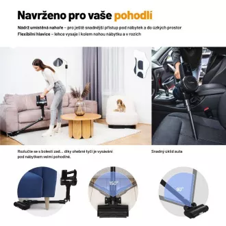 Lauben Stick porszívó és felmosó 3in1 Pet Deluxe 400BC