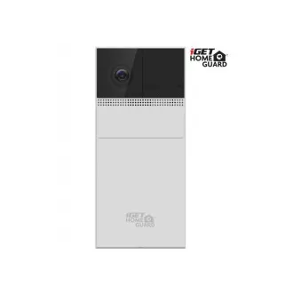 iGET HOMEGUARD HGBVD853 - Wi-Fi akkumulátoros ajtócsengő FullHD kamerával és kétirányú hanggal, tápellátással és vezetékes kapcsolattal.