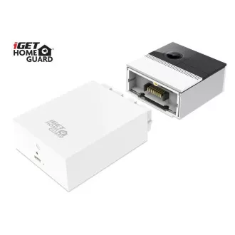 iGET HOMEGUARD HGBVD853 - Wi-Fi akkumulátoros ajtócsengő FullHD kamerával és kétirányú hanggal, tápellátással és vezetékes kapcsolattal.
