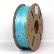 GEMBIRD Nyomtatószál (filament) PLA, 1, 75mm, 1kg, selyem szivárvány, kék/zöld