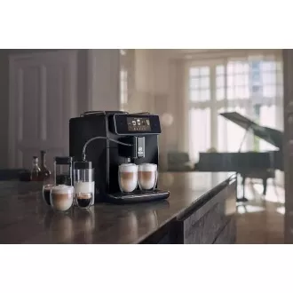 SAECO SM8780/00 Xelsis Deluxe, érintőképernyős kávéfőző, tejtartály, egyszerre 2 csésze, 6 program, fekete színű SAECO SM8780/00 Xelsis Deluxe, érintőképernyős kávéfőző, tejtartály, egyszerre 2 csésze, 6 program, fekete színű